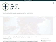 Tablet Screenshot of beach-bible.org